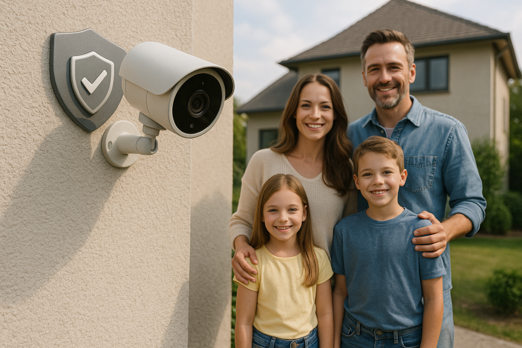famille protégé par caméra de surveillance 2027